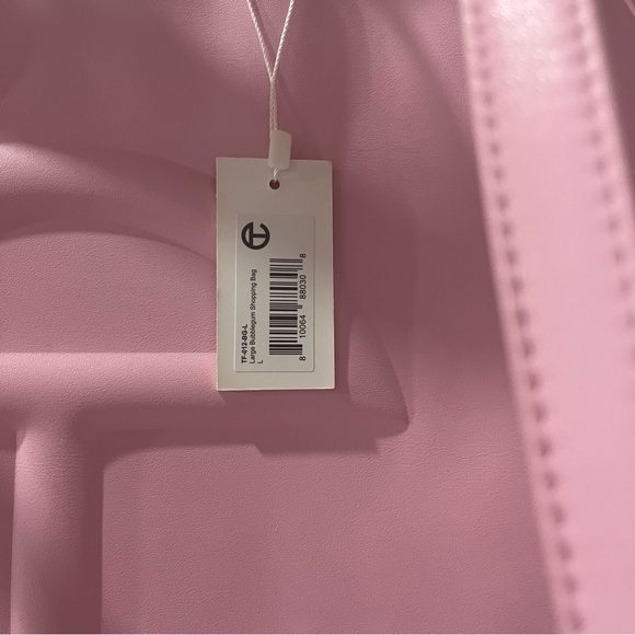 Telfar LARGE Shopping Bag Bubblegum Pink Dust Bag Plastic Zip Bag Included - Picture 3 of 10